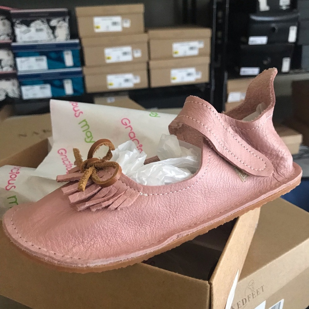 Brand New Gracious May leather Mary Janes